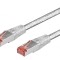 Patch cord S/FTP Cat6 2m Transparent LSZH