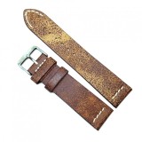 Cumpara ieftin Curea Ceas &bdquo;Heritage Vintage&rdquo; &ndash; Piele Naturală cu Aspect Retro (18mm, 20mm,