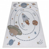 Covor BONO 8288 Spa&Aring;&pound;iu, planete crem / antracit, 280x370 cm