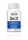 Zinc 25, 30 capsule, imunitate, sistem osos, piele, par si unghii, ZENYTH