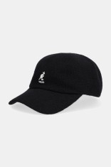 Kangol șapcă căptușită cu l&acirc;nă SPACECAP culoarea negru, K3660.BK001