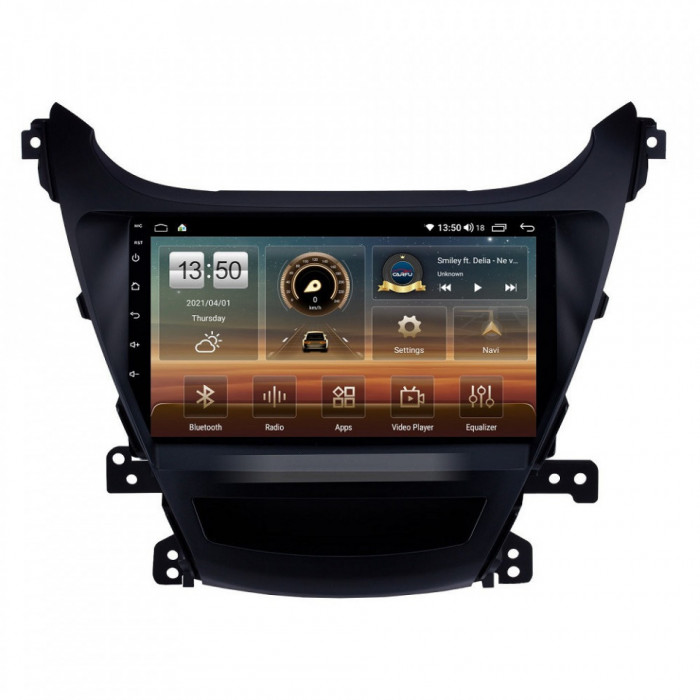 Navigatie dedicata cu Android Hyundai Elantra V 2014 - 2016, 4GB RAM, Radio GPS