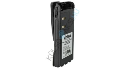 Baterie radio VHBW de &amp;icirc;nlocuire pentru Motorola HMNN4151, HMNN4154, HMNN4158 - 1500 mAh 7,2 V NiMH + clemă pentru curea foto