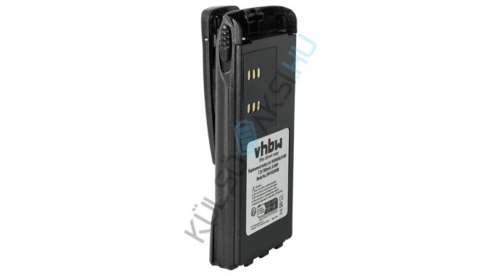 Baterie radio VHBW de &icirc;nlocuire pentru Motorola HMNN4151, HMNN4154, HMNN4158 - 1500 mAh 7,2 V NiMH + clemă pentru curea