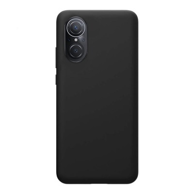 Husa compatibila cu huawei nova 9 se, matte efect, camera ultra safe, htpmag, black foto