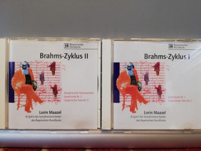 Brahms - Symph 1 &amp;amp;,Hungarian.. - 2CD Set (1987/Decca/RFG) - CD ORIGINAL/ca Nou foto