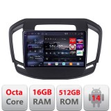 Navigatie Opel Insignia 2014-2017 Edotec Kit-338 8 core QLED 2K 16+512GB 360 Android Waze USB Navigatie Internet Youtube Radio