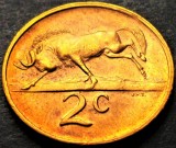 Moneda 2 CENTI - AFRICA de SUD, anul 1976 *cod 5272 = excelenta