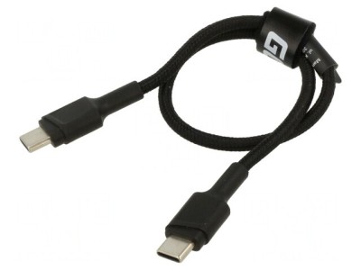 Cablu USB C 0.3m Negru 480Mbps foto