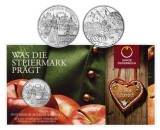 AUSTRIA 2012 - 10 Euro - Steiermark- Argint 925 /16,00 gr /32 mm / Blister