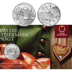 AUSTRIA 2012 - 10 Euro - Steiermark- Argint 925 /16,00 gr /32 mm / Blister