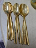 SET 10 LINGURITE CAFEA MICHELIN PLACATE CU AUR
