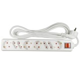 Prelungitor Lohuis 8 prize, 3 m, 3500W, 3 x 1.5 mmp, contact de protectie, intrerupator