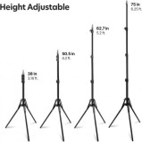 Cumpara ieftin Softbox octogonal 65cm cu bec RGB 50W E27, stand reglabil 200cm si husa transport
