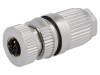 Conector M12 HARTING 5 pini mamă drept IP67 pe cablu