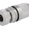 Conector M12 HARTING 5 pini mamă drept IP67 pe cablu