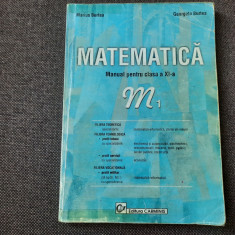 Matematica M1. Manual pentru clasa a XI-a- Marius Burtea, Georgeta Burtea