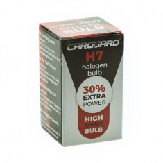 Bec halogen H7 55W, +30% intensitate - CARGUARD foto