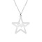 Lantisor cu nume decupat in stea - argint 925