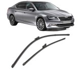 Cumpara ieftin Set stergatoare auto SKODA SUPERB III (3V3) 2015-2024, pentru parbriz, Valeo Silencio Xtrm