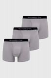 Cumpara ieftin Abercrombie &amp; Fitch boxeri 3-pack barbati, culoarea gri