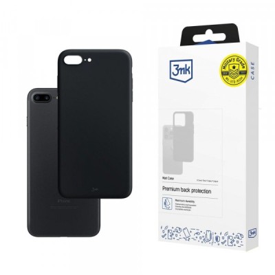 Husa pentru Apple iPhone 8 Plus / 7 Plus, 3MK, Matt, Neagra foto