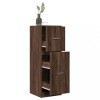 Dulap farmacie Gossi, stejar maro, 40x41x118 cm, lemn prelucrat, 3 sertare, depozitare hol/birou