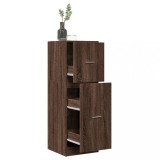 vidaXL Dulap de farmacie, stejar maro, 40x41x118 cm, lemn prelucrat
