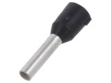 V&acirc;rf tub capăt izolat cupru 1,5mm2 8mm cositorit crimpat