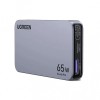 Incarcator Retea UGREEN X753 Nexode Pro, 65W, 3A, 1 x USB-A - 2 x USB-C, Gri