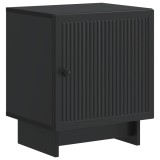 vidaXL Dulap de noapte Negru 43 x 34,5 x 50 cm Lemn prelucrat 893877