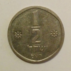Israel - 1/2 sheqel - 1980 (moneda, M0106) - starea care se vede foto