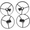 Sistem protectie elice, STARTRC, compatibil cu drona DJI FPV, ultrausor