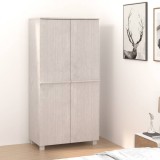 vidaXL Dulap haine &bdquo;HAMAR&rdquo;, alb, 89x50x180 cm, lemn masiv de pin