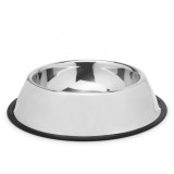 Bol pentru Mancare sau Apa pentru Caini sau Pisici, Material Inox, Diametru 22cm, Yummie