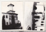 Bnk foto - Episcopia Ramnicu Valcea 1975 - lot 2 fotografii, Alb-Negru, Romania de la 1950, Cladiri