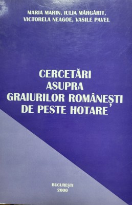 Maria Marin- Cercetarea graiurilor romanesti peste hotare (Maramures, Moldova) foto