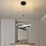 Cumpara ieftin Pendul LED 28W, suspendat, culoare corp negru/alb, inaltime reglabila