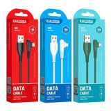 Cablu de Date / Incarcare Kakusiga KSC-417, Micro USB, 3.2A 1m, Negru Blister