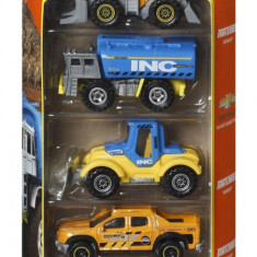 MATCHBOX SET 5 MASINUTE METALICE MBX CONSTRUCTION V SCARA 1:64