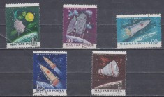 A12 S4 7 - Timbre foarte vechi - Ungaria - cosmos - statii spatiale