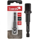 Adaptor biti de impact 1 / 2&quot;, 75 mm, Tvardy T00191-1/2