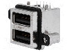 Conector USB A, in&amp;#351;urubare, pentru PCB, pt. montare pe panou, AMPHENOL - MUSB-C111-30