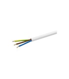 Cablu electric 3x1mm cupru alb MYYM 3 fire, Oem