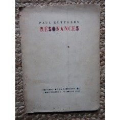 R&eacute;sonances - Paul Ruttgers 1941