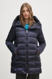 Tiffi geaca de puf femei, culoarea albastru marin, de iarna, 210040 LADY M