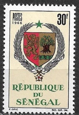 B2815 - Senegal 1966 - Steme neuzat,perfecta stare