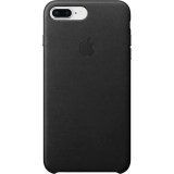 Husa de protectie Apple pentru iPhone 8 Plus / iPhone 7 Plus, Piele, Black