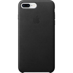 Husa de protectie Apple pentru iPhone 8 Plus / iPhone 7 Plus, Piele, Black