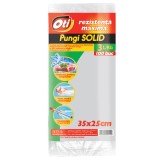 Pungi alimentare OTI Solid transparente, 3L/kg, 35 x 25 cm, 100 buc/set